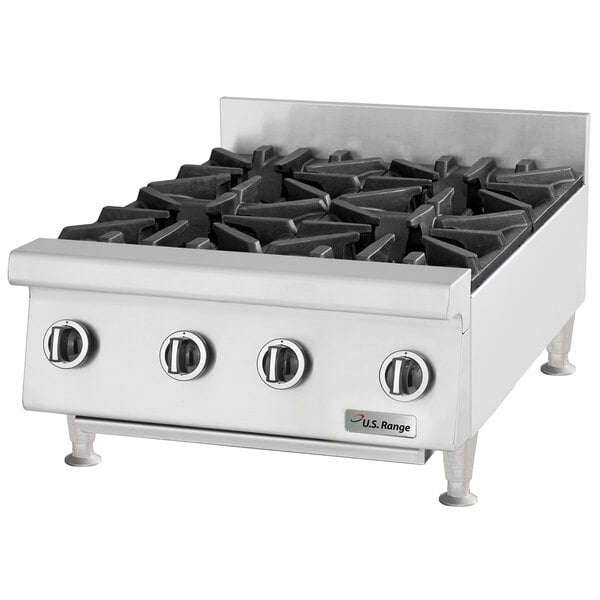 Us Range Utog24 4 Natural Gas Heavy Duty 4 Burner Countertop