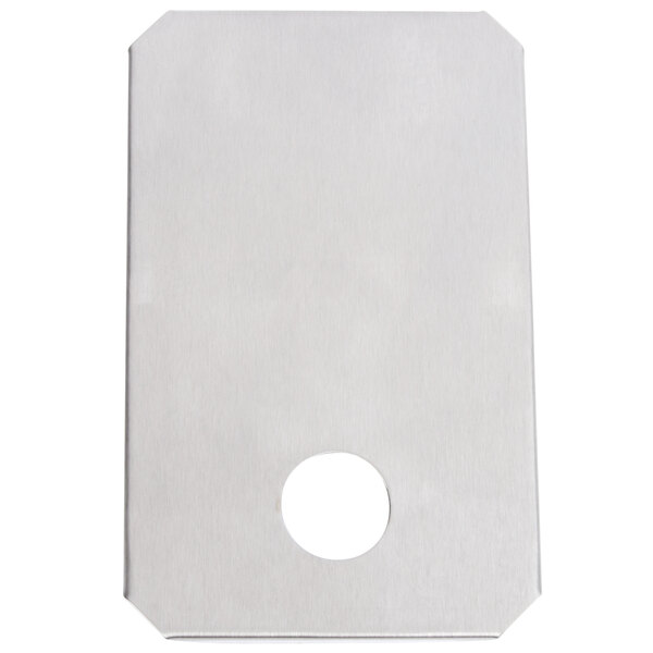 a white circle on a white surface