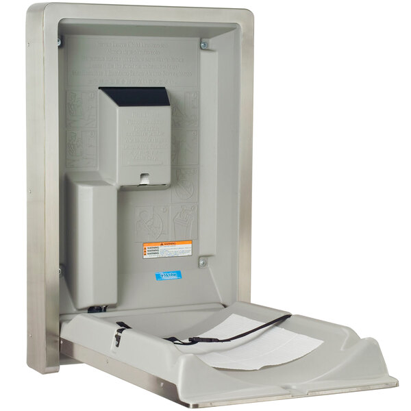 wall mounted baby changing station