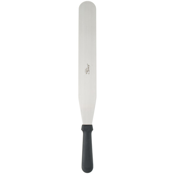 Ateco Ultra Offset Spatula with 9.75-Inch Stainless Steel Blade, Plastic  Handle, Dishwasher Safe, Black