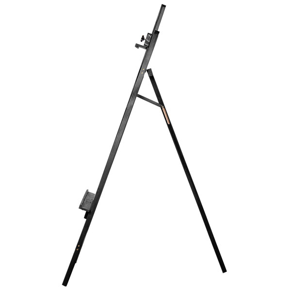 Choice 23" x 62" Adjustable Black Wood Easel