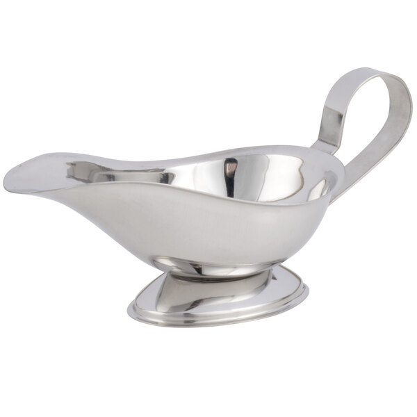 Stainless Steel Beefsteak Sauce Boat Small Container Jug Curry Saucer Soup SI