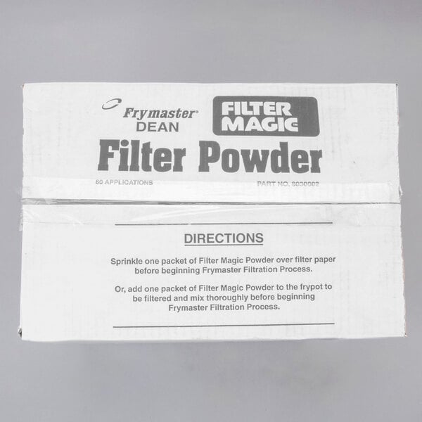 Frymaster 8030002 Filter Magic 1 oz. Fryer Filter Powder Packet - 80/Box