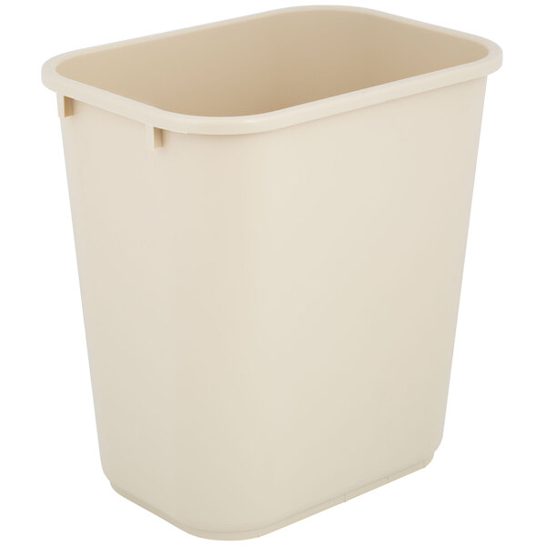 13 Quart Trash Can  Lavex Janitorial 13 Qt. / 3 Gallon Black Rectangular  Wastebasket / Trash Can