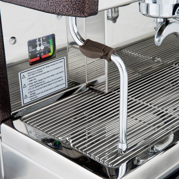 A Cecilware Venezia II two group espresso machine on a counter.