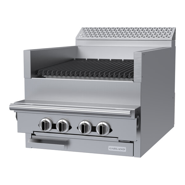 Garland C24-NRM Cuisine Series Liquid Propane 24" Range Match Radiant Modular Top Charbroiler - 72,000 BTU