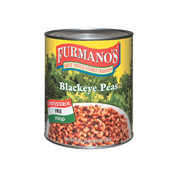 Furmano's 10 Can Black Eye Peas 6/Case