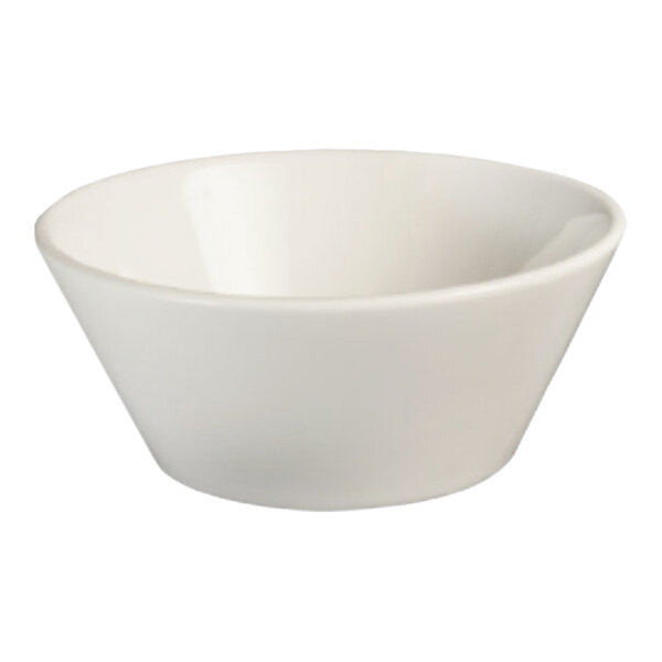 Homer Laughlin from Steelite International 13 oz. Unique Ivory (American White) China Bravo Bowl - 36/Case