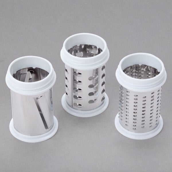 American Metalcraft PCG9 White Plastic Hand Held Rotary Cheese Grater