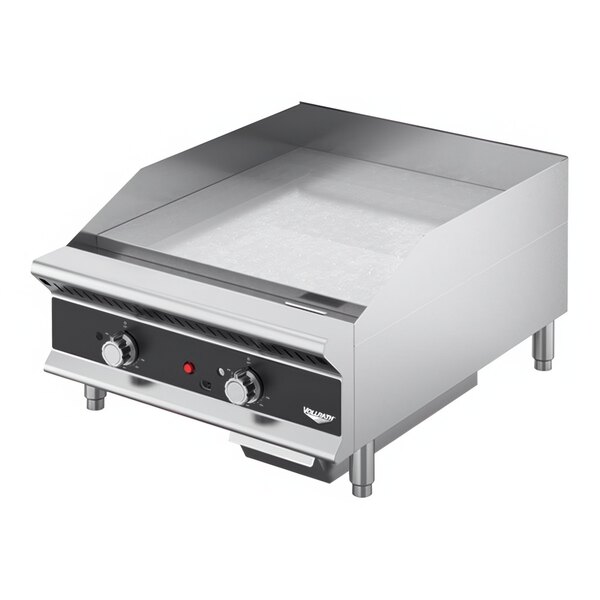 A Vollrath Cayenne countertop griddle with thermostatic controls.