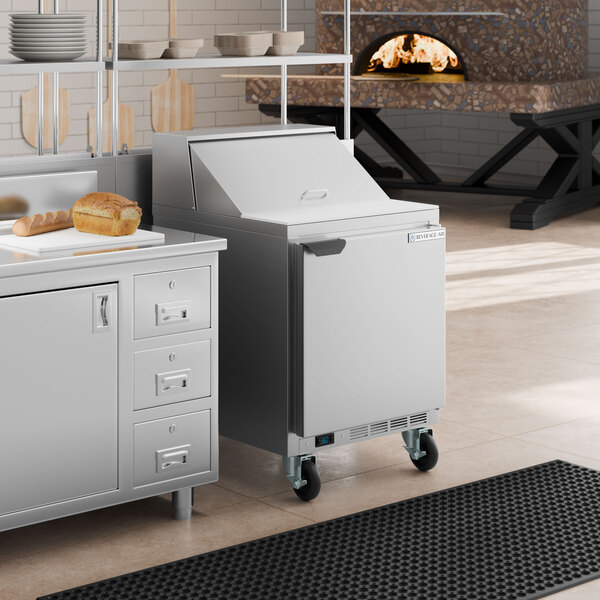 Beverage-Air SPE27HC-B-23 Elite Series 27" 1 Door ADA Height Refrigerated Sandwich Prep Table