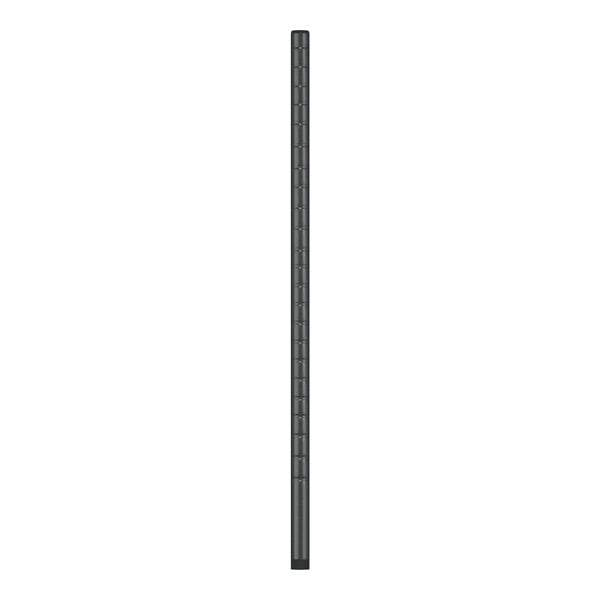 A black metal rod for Regency shelving.