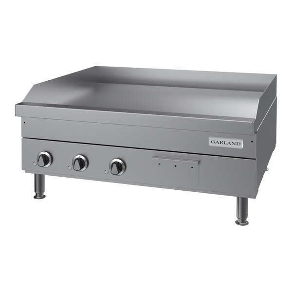 Garland E24-36G 36" Heavy-Duty Electric Countertop Griddle - 208V, 1 Phase, 12 kW