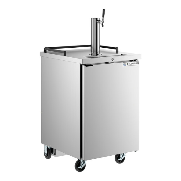 Beverage-Air BM23HC-S-31 Single Tap Kegerator Beer Dispenser - Stainless Steel, (1) 1/2 Keg Capacity