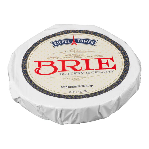 Eiffel Tower Imported Soft Ripened Brie Cheese 2.2 lb. Wheel