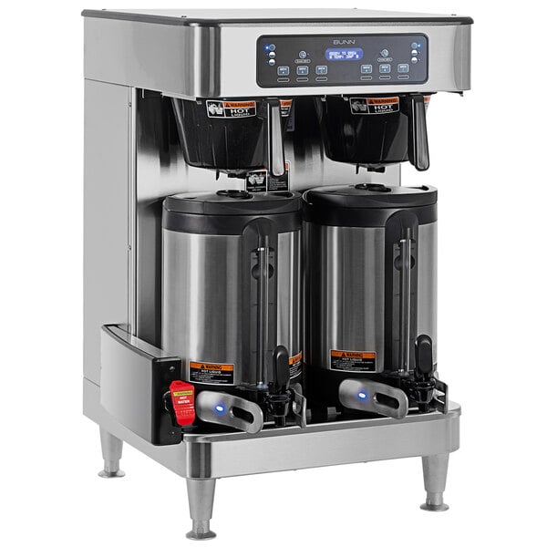 Bunn 51200.0102 ICB Infusion Series Stainless Steel Twin Automatic Coffee  Brewer - 120/208V, 6000W