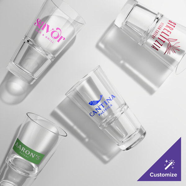 Arcoroc H3089 Stack Up 16 oz. Customizable Cooler Glass by Arc Cardinal - 12/Case