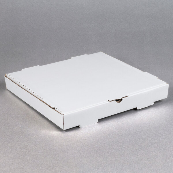 Choice 14 X 14 X 2 White Corrugated Plain Pizza Bakery Box 50 Bundle