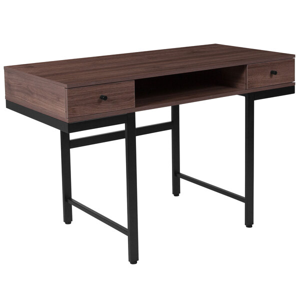 Flash Furniture Nan Nj 29315 Gg Bartlett Ash Wood Desk 47 1 4 X Main Picture