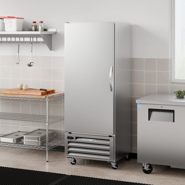 Beverage-Air RI18HC-18 27" Solid Door Reach-In Refrigerator - Left Hinged Door