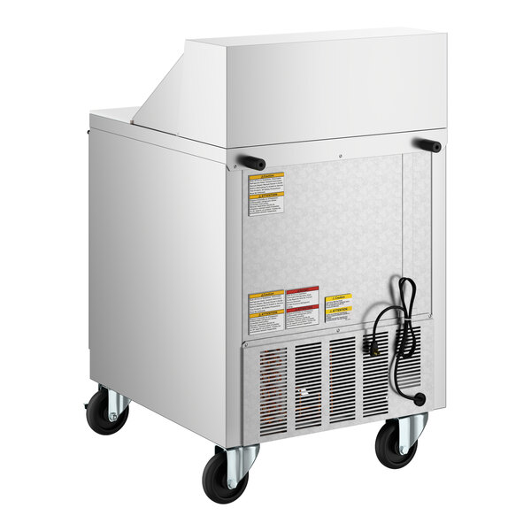 Beverage-Air SPE27HC-B-24 27" 1 Door Left-Hinged Refrigerated Sandwich Prep Table