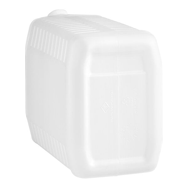 A white plastic Lavex dispensing container with a lid.