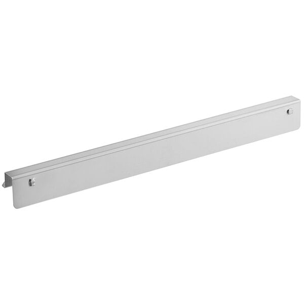 A metal right bun pan shelf rail designed for Avantco SS and CFD Series equipment.