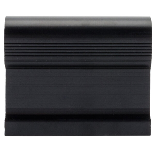 A black rectangular Vollrath Kool Touch clip-on cover handle.