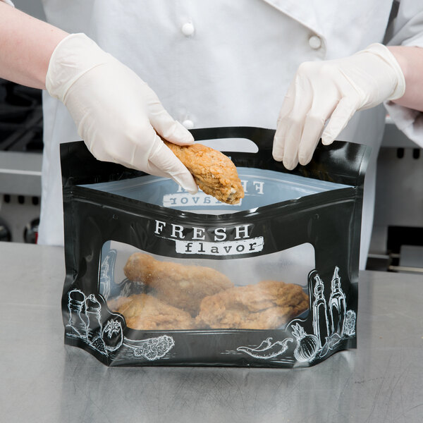Large Rotisserie Chicken / Hot Food Bag with Fresh Flavor Print 250/Case