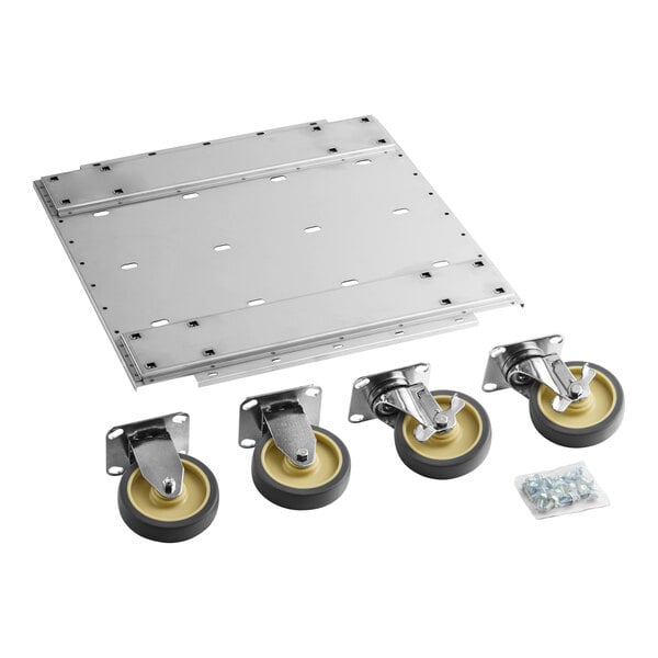 Alto-Shaam 15379 5" Caster Stand Assembly for Alto-Shaam 500-1D, -2D, and -3D Drawer Warmers - 4/Set