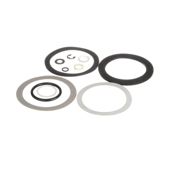 A Krowne Metal Corporation gasket repair kit with rubber seal rings and washers in several sizes.