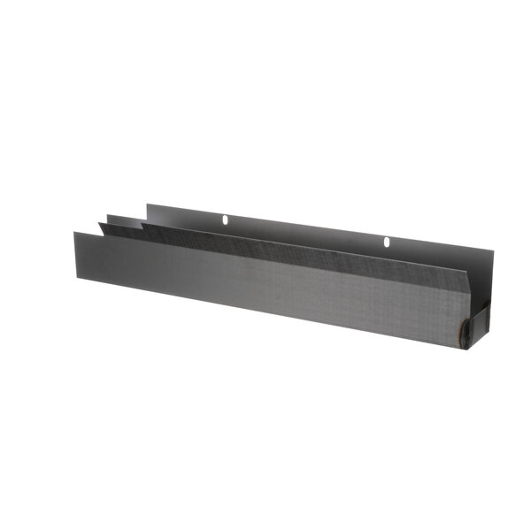 A black metal Southbend grease drawer guide.