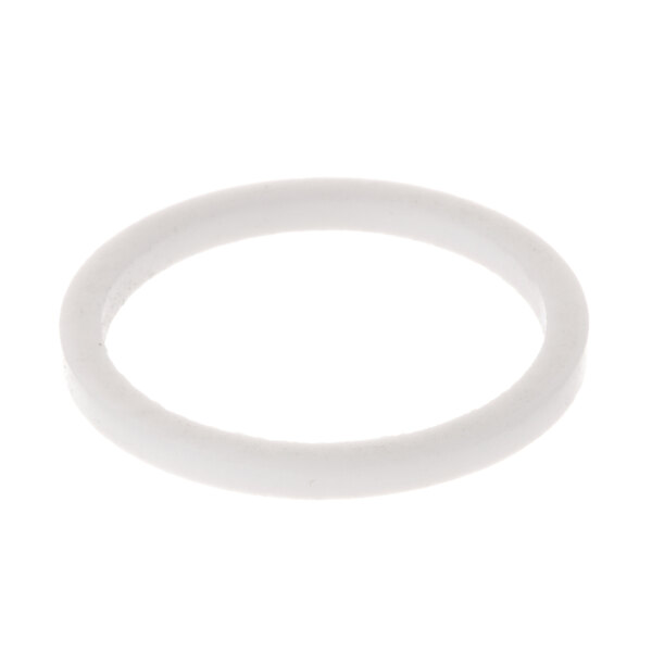 A white round rubber seal.