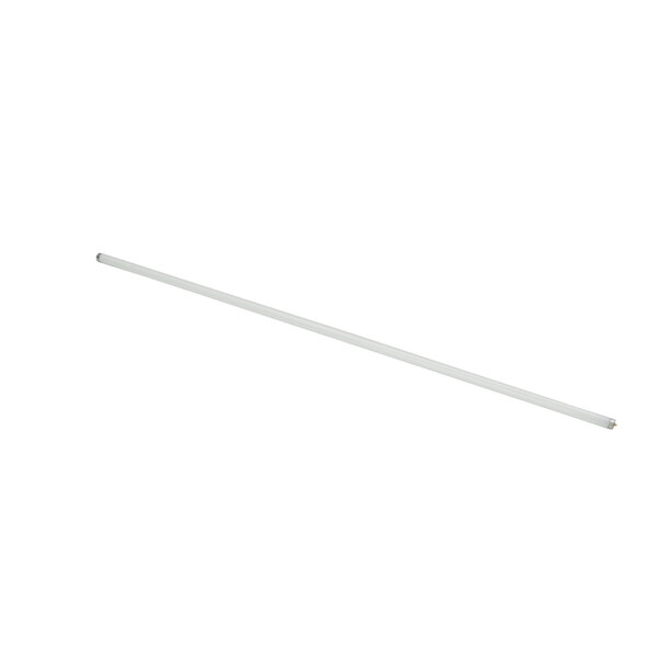 A long white tube on a white background.