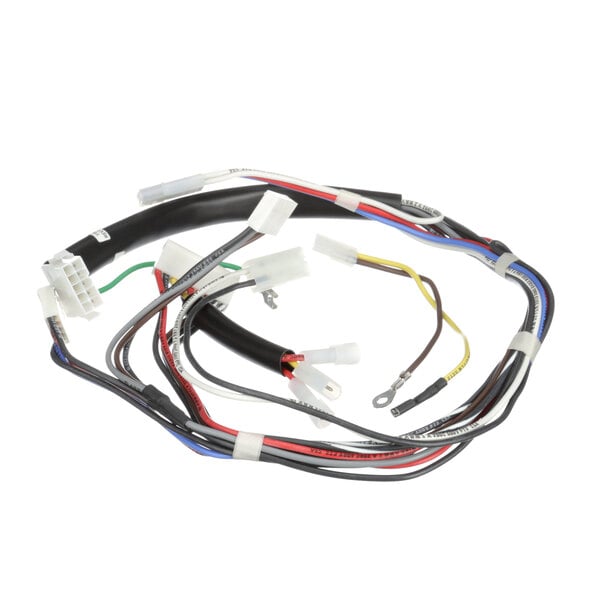 A close-up of the Newco 119862 main wiring harness.