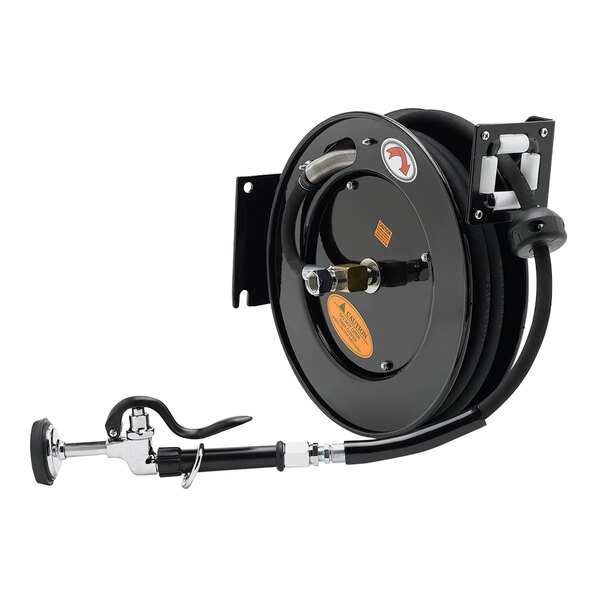 Equip by T&S 5HR-232-01-A 35' Open Hose Reel with High Flow Spray Valve