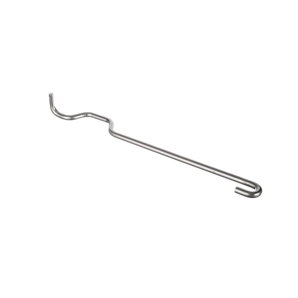 A long curved metal rod with a metal hook.