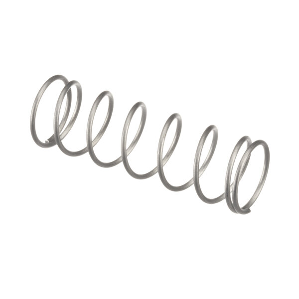 A Donper America spring for a draw valve with a spiral on it.