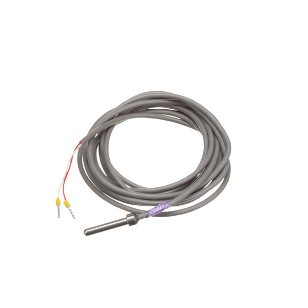 The cable for a Bravo Systems International Mix Sensor with red and yellow wires.