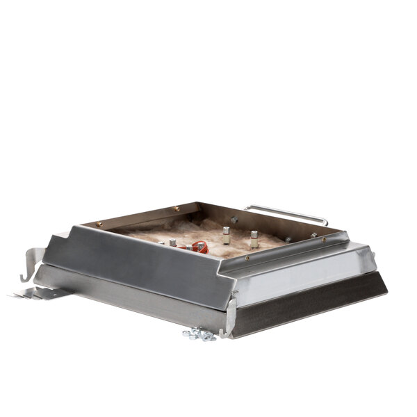 A US Range top platen assembly in a metal box.