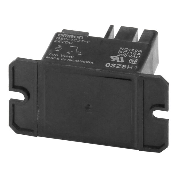 A black rectangular SureShot Solutions E-10-001-SP relay with white text.