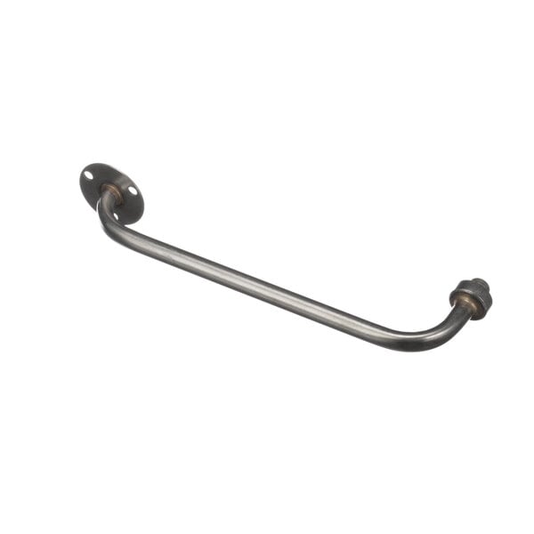 A metal bar with a screw on the end.