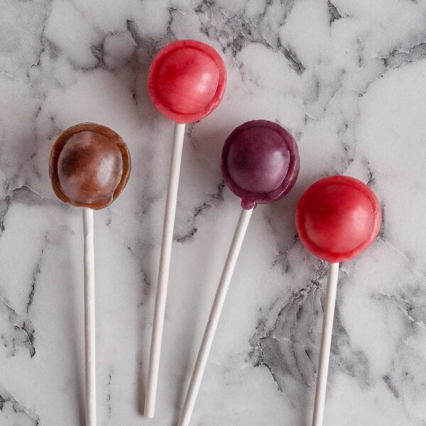 Paper Lollipop Sticks For Fondant Candy Cake Pop Cupcakes Baking Decorating Tool 