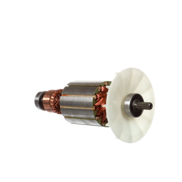 The armature of a Dynamic Mixers commercial immersion blender motor.