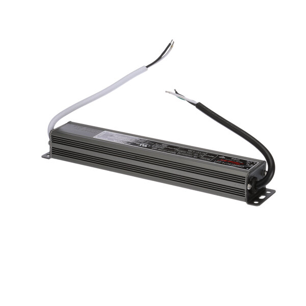 A grey rectangular Criotec LED power supply with wires.