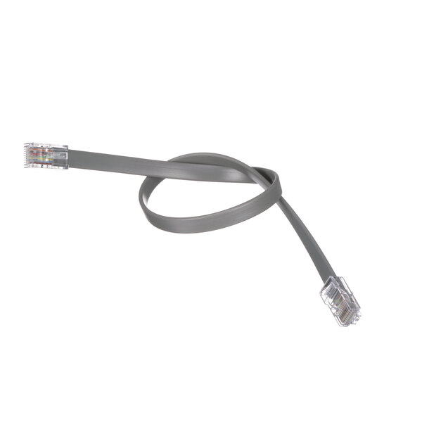 A grey SureShot Solutions jack cable with a white connector.