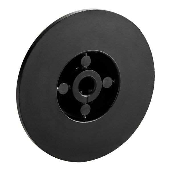 A round black replacement knob for Blodgett equipment.