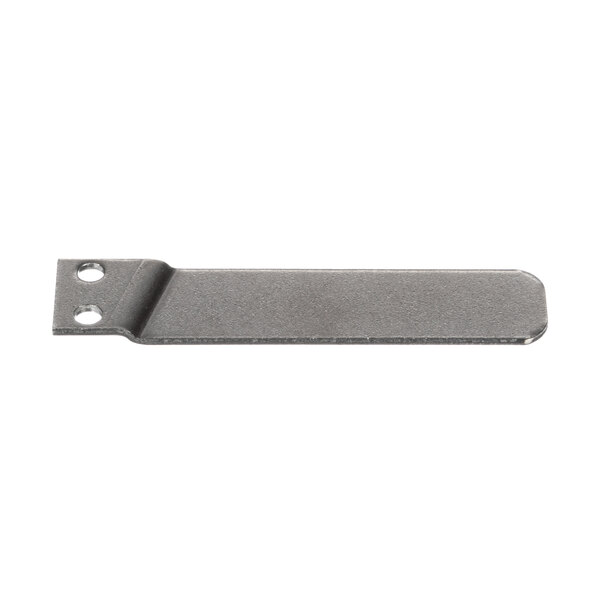 A grey rectangular metal door switch.