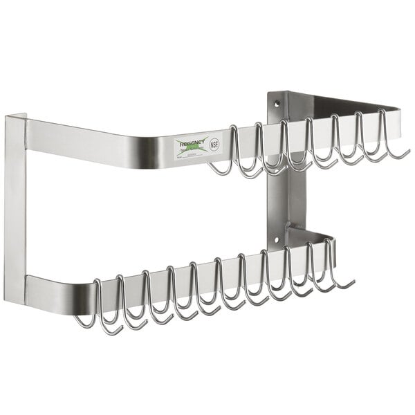 Regency 24 Wall Mounted Commercial Double Line Stainless Steel