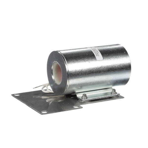 A SureShot Solutions solenoid coil for a refrigerated beverage dispenser, a metal coil with a metal plate on top.